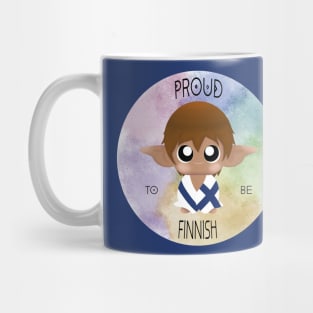 Proud to be Finnish (Sleepy Forest Creatures) Mug